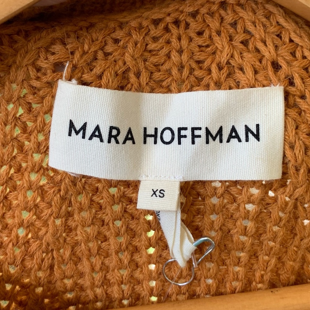 Mara Hoffman Anthropologie 100% Alpaca Balloon Sleeve Knit Pullover Sweater NWT - Picture 7 of 10